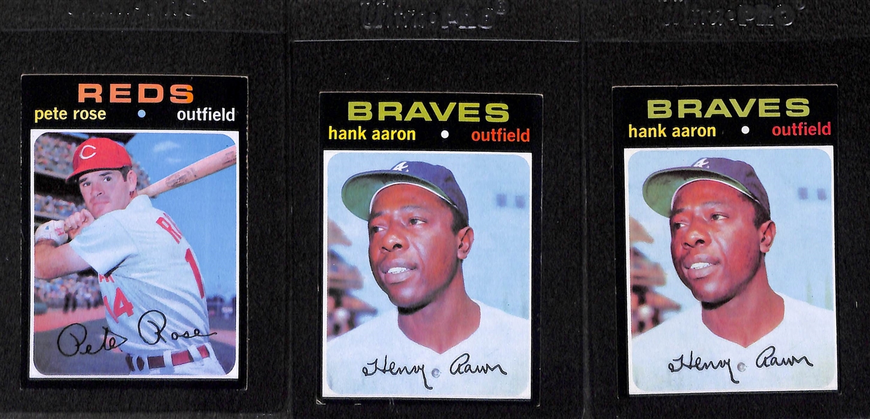 Lot of 15 - 1971 Topps Baseball Cards w. Al Kaline BVG 7.5